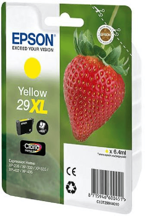 Epson-Strawberry-29XL-Y-cartuccia-d-inchiostro-1-pz-Originale-Resa-elevata--XL--Giallo