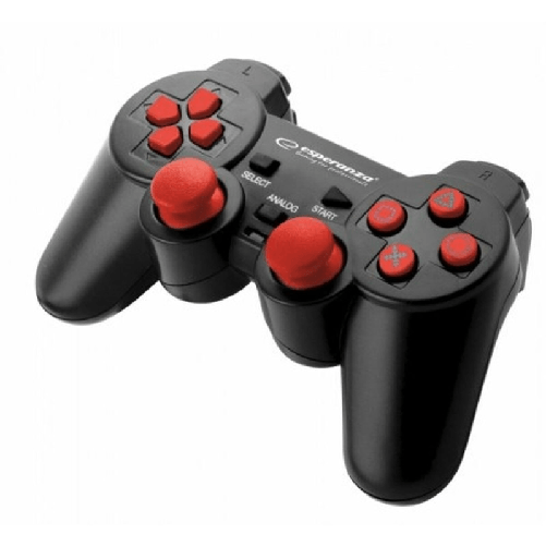Esperanza Controller Gaming Esperanza EGG106R USB 2.0 Rosso PC PlayStation 3 PlayStation 2