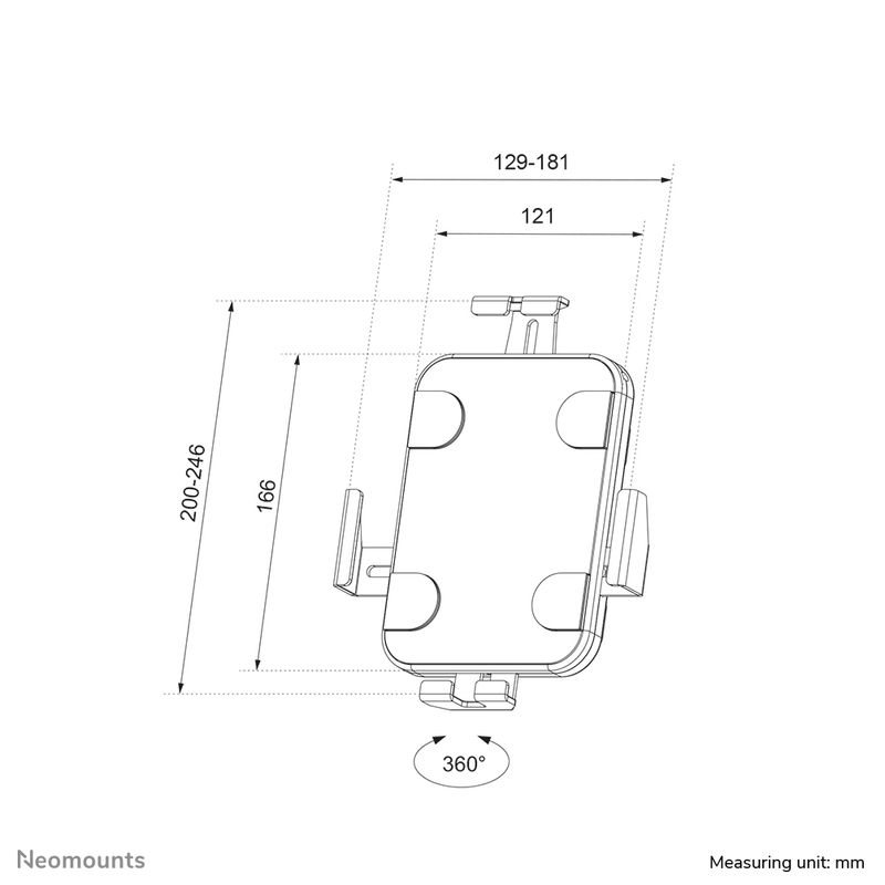 Neomounts-by-Newstar-porta-tablet-da-parete