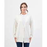 AX ARMANI EXCHANGE CARDIGAN MAGLIA DONNA AX ARMANI EXCHANGE 6DYE1J YME3Z PANNA ORIGINALE AI 2025