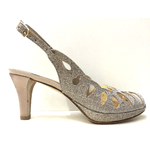 MELLUSO SCARPE DECOLTE' CERIMONIA DONNA MELLUSO ORIGINALE M799 PELLE CUOIO TACCO NEW