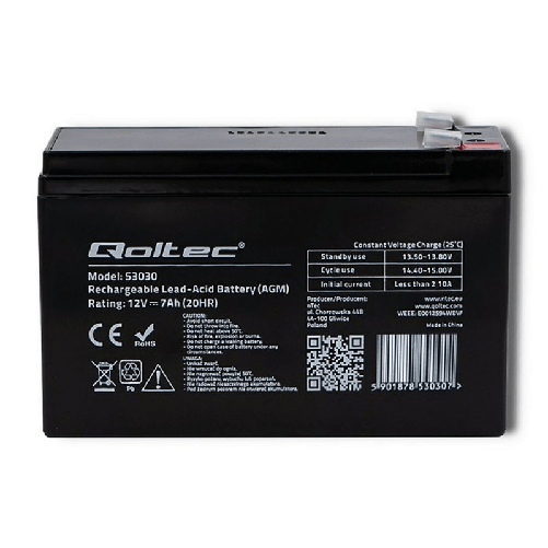 Qoltec Batteria per Gruppo di Continuità UPS Qoltec 53031 9 Ah 12 V