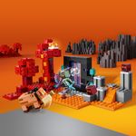 LEGO-Minecraft-21255-Agguato-nel-Portale-del-Nether-Gioco-per-Bambini-di-8--Anni-Set-con-Scene-di-Battaglia-e-Personaggi