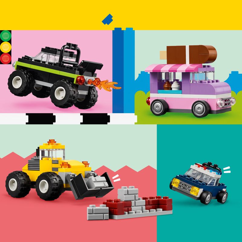 LEGO-Classic-11036-Veicoli-Creativi-Modellini-di-Auto-in-Mattoncini-Macchine-Giocattolo-per-Bambini-e-Bambine-5--Anni