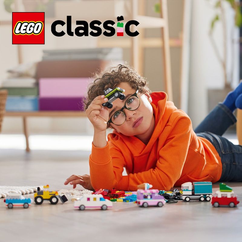 LEGO-Classic-11036-Veicoli-Creativi-Modellini-di-Auto-in-Mattoncini-Macchine-Giocattolo-per-Bambini-e-Bambine-5--Anni