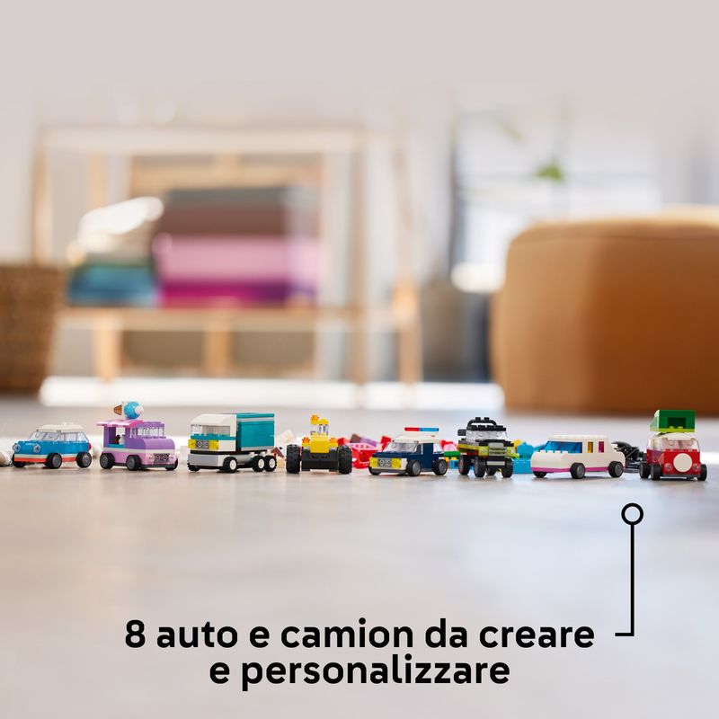 LEGO-Classic-11036-Veicoli-Creativi-Modellini-di-Auto-in-Mattoncini-Macchine-Giocattolo-per-Bambini-e-Bambine-5--Anni