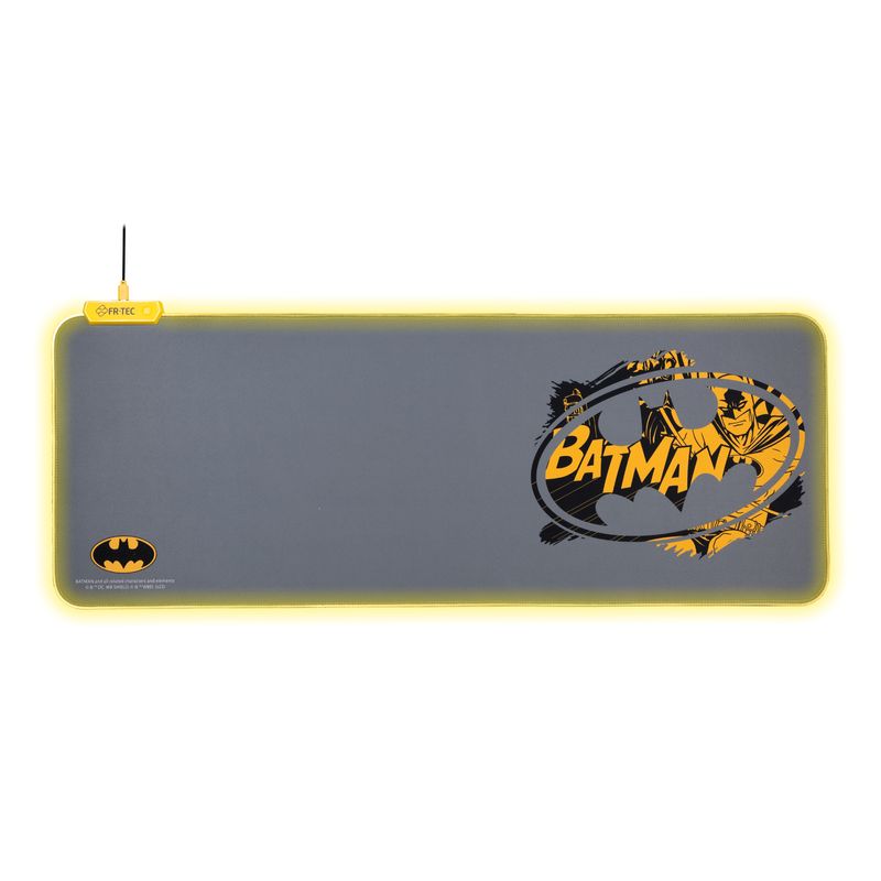 FR-TEC-Batman-Alfombrilla-para-Teclado-y-Raton-XL---Luz-LED-en-Bordes---Diseño-Antideslizante---Diferentes-Modos-de-Ilum