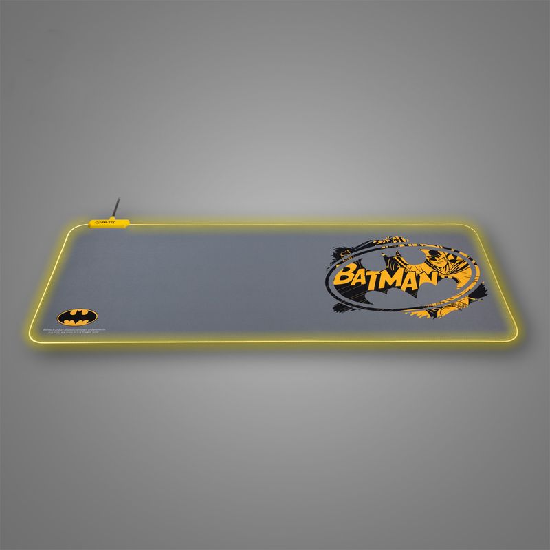 FR-TEC-Batman-Alfombrilla-para-Teclado-y-Raton-XL---Luz-LED-en-Bordes---Diseño-Antideslizante---Diferentes-Modos-de-Ilum