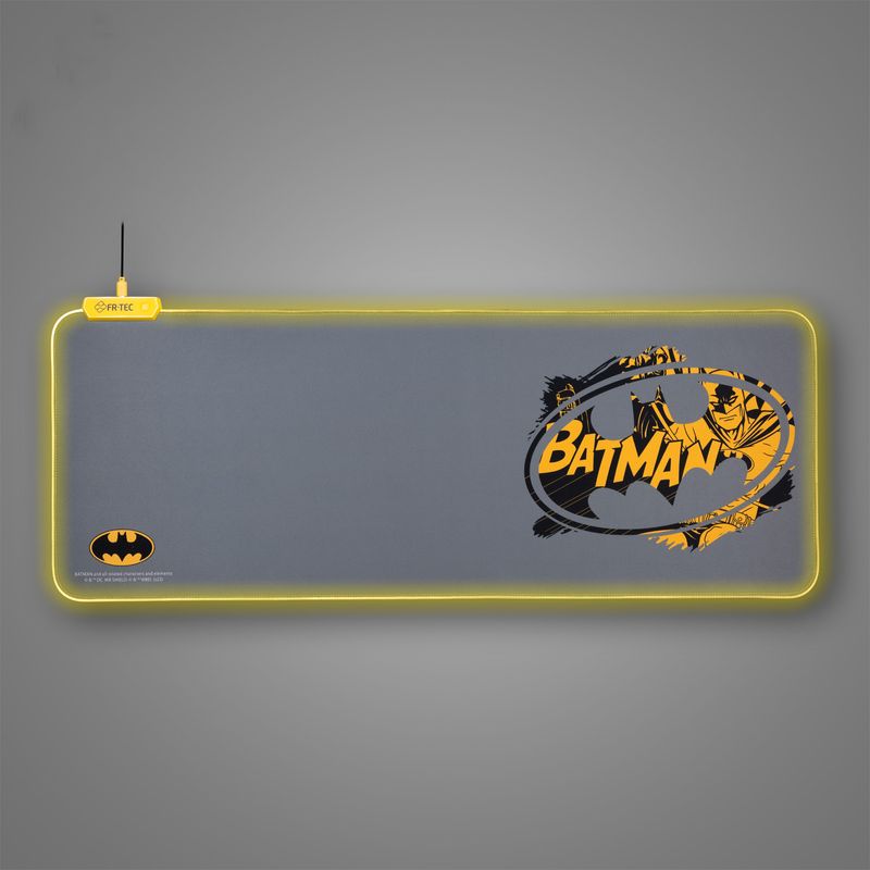 FR-TEC-Batman-Alfombrilla-para-Teclado-y-Raton-XL---Luz-LED-en-Bordes---Diseño-Antideslizante---Diferentes-Modos-de-Ilum