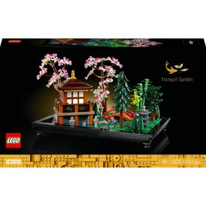 LEGO Icons 10315 Il Giardino Tranquillo, Kit Giardino Botanico Zen per Adulti con Fiori di Loto, Regalo per Donna e Uomo