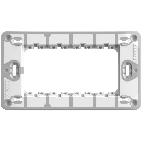 Bticino matixgo supporto per placche diverse modulazioni fissaggio con viti *** numero posti 4 moduli