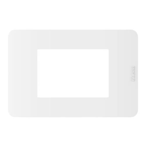 Bticino serie matixgo placche a 3 moduli in tecnopolimero varie finiture *** colore bianco, confezione 1