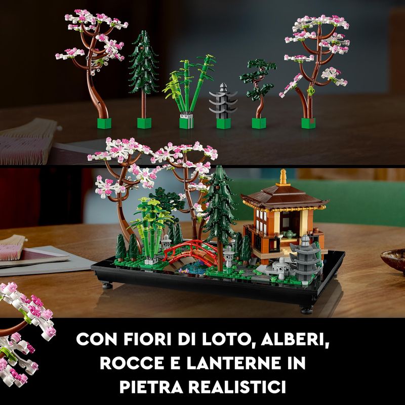 LEGO-Icons-10315-Il-Giardino-Tranquillo-Kit-Giardino-Botanico-Zen-per-Adulti-con-Fiori-di-Loto-Regalo-per-Donna-e-Uomo