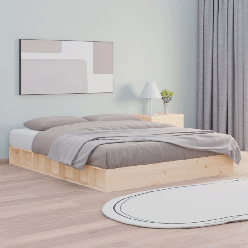 VidaXL Giroletto 180x200 cm Super King in Legno Massello