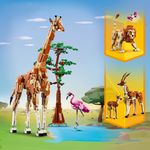 LEGO Creator 31150 3in1 Animali del Safari, Giocattolo Trasformabile da Giraffa in 2 Gazzelle o Leone