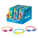 TrAdE Shop Traesio  Box 24 Pz Occhiali Da Nuoto Piscina Per Bambini Ragazzi 7+ Anni Da 3 Colori 30217 -