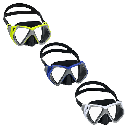 TrAdE Shop Traesio  Maschera Dominator Pro Per Immersioni Sottomarine Nuoto Da 14+ Anni 3 Colori 22075 -