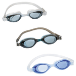 TrAdE Shop Traesio  Occhialini Da Nuoto Hydro Pro Actiwear 14+ Anni In Silicone Regolabile 3 Colori 21051y -