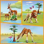 LEGO-Creator-31150-3in1-Animali-del-Safari-Giocattolo-Trasformabile-da-Giraffa-in-2-Gazzelle-o-Leone--Giochi-per-Bambini-9-