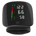 TrAdE Shop Traesio  Misuratore Di Pressione Sanguigna Da Polso Con Schermo Monitor Lcd Automatico Regolabile -