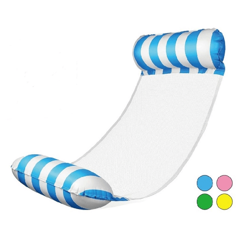 TrAdE Shop Traesio  Materassino Galleggiante Amaca Gonfiabile Per Piscina Spiaggia Mare 130x70cm 618441 -