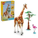 LEGO-Creator-31150-3in1-Animali-del-Safari-Giocattolo-Trasformabile-da-Giraffa-in-2-Gazzelle-o-Leone--Giochi-per-Bambini-9-