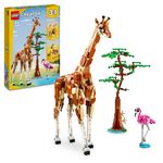 LEGO-Creator-31150-3in1-Animali-del-Safari-Giocattolo-Trasformabile-da-Giraffa-in-2-Gazzelle-o-Leone--Giochi-per-Bambini-9-