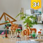 LEGO-Creator-31150-3in1-Animali-del-Safari-Giocattolo-Trasformabile-da-Giraffa-in-2-Gazzelle-o-Leone--Giochi-per-Bambini-9-