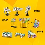 LEGO-Creator-31150-3in1-Animali-del-Safari-Giocattolo-Trasformabile-da-Giraffa-in-2-Gazzelle-o-Leone--Giochi-per-Bambini-9-