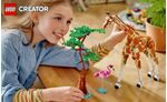 LEGO-Creator-31150-3in1-Animali-del-Safari-Giocattolo-Trasformabile-da-Giraffa-in-2-Gazzelle-o-Leone--Giochi-per-Bambini-9-