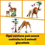 LEGO-Creator-31150-3in1-Animali-del-Safari-Giocattolo-Trasformabile-da-Giraffa-in-2-Gazzelle-o-Leone--Giochi-per-Bambini-9-