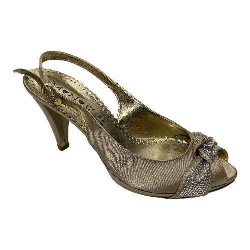 MNG SCARPE DECOLTE SANDALI DONNA MNG COLLECTION 8310 RASO BEIGE ORIGINALE PE