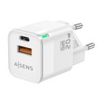 Caricabatterie-Aisens-GAN-20W---1xUSB-C-PD3.0-QC4.0---1xUSB-A-QC3.0---Bianco