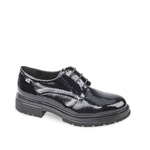 VALLEVERDE SCARPE DERBY CASUAL DONNA VALLEVERDE 45450A PELLE NERO ORIGINALE AI 2024
