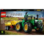 LEGO Technic 42136 John Deere 9620R 4WD Tractor, Giochi Creativi, Trattore con Rimorchio, Replica Modello da Costruzione