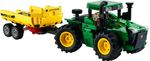 LEGO-Technic-42136-John-Deere-9620R-4WD-Tractor-Giochi-Creativi-Trattore-con-Rimorchio-Replica-Modello-da-Costruzione