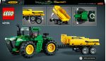 LEGO-Technic-42136-John-Deere-9620R-4WD-Tractor-Giochi-Creativi-Trattore-con-Rimorchio-Replica-Modello-da-Costruzione