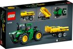 LEGO-Technic-42136-John-Deere-9620R-4WD-Tractor-Giochi-Creativi-Trattore-con-Rimorchio-Replica-Modello-da-Costruzione