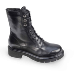 VALLEVERDE SCARPE ANFIBIO STIVALE DONNA VALLEVERDE V49602 PELLE NERO ORIGINALE AI 2024