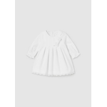 MAYORAL ABITO VESTITO ABITI NEONATA MAYORAL 2854 12 BIANCO VELLUTO ORIGINALE AI 2024