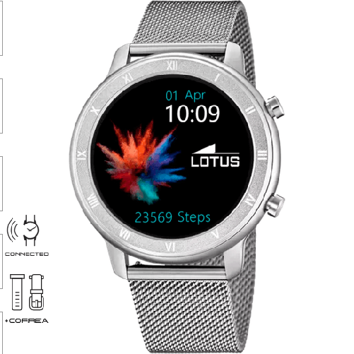LOTUS OROLOGIO SMARTWATCH SMART UNISEX LOTUS 50037 1 43.5 ARGENTO ORIGINALE PE 2023