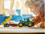 LEGO-Technic-42136-John-Deere-9620R-4WD-Tractor-Giochi-Creativi-Trattore-con-Rimorchio-Replica-Modello-da-Costruzione