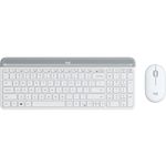 Logitech MK470 tastiera Mouse incluso RF Wireless Spagnolo Bianco