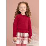 ABEL & LULA by MAYORAL MAGLIA MAGLIONE ABEL E LULA MAYORAL BAMBINA 5865 52 ROSSO ORIGINALE AI 2024