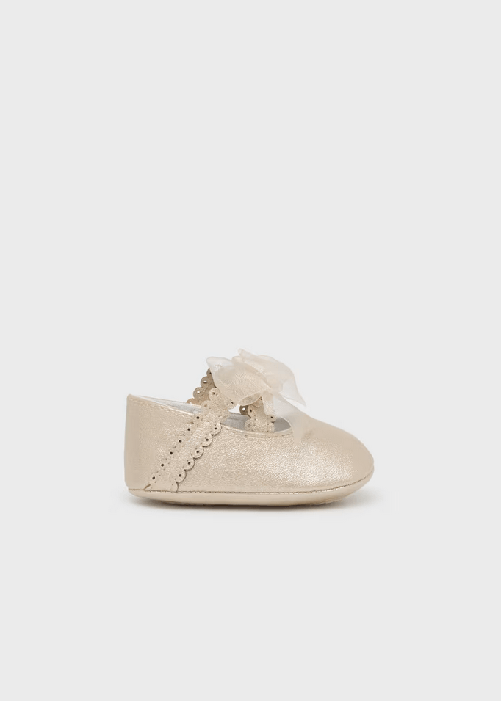 MAYORAL SCARPE CERIMONIA CASUAL NEONATA MAYORAL 9791 09791 74 ORO ORIGINALE AI 2025