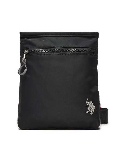 U.S. POLO ASSN. BORSA TRACOLLA UOMO US POLO ASSN BIGFORK BIUB55678MIA000 NERO ORIGINALE PE 2024