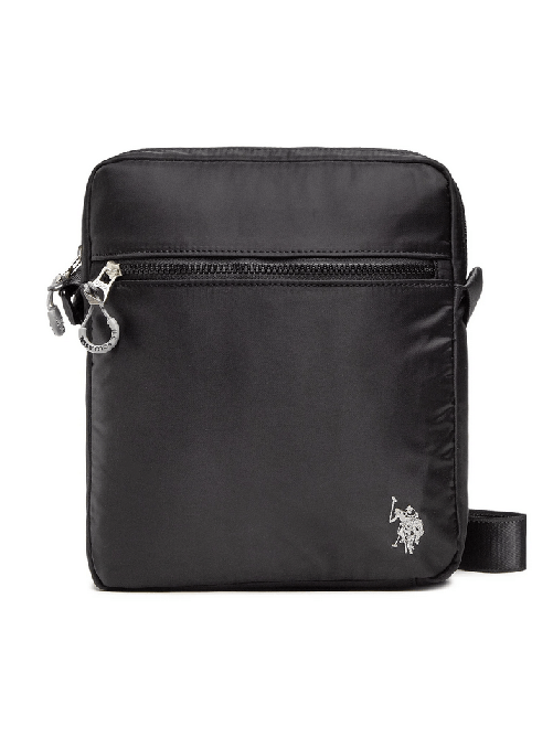 U.S. POLO ASSN. BORSA TRACOLLA UOMO US POLO ASSN BIGFORK BIUB55675MIA000 NERO ORIGINALE PE 2024
