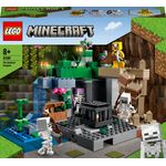 LEGO Minecraft 21189 Le Segrete dello Scheletro, Set di Costruzioni con Personaggi e Balestra Giocattolo