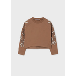 MAYORAL MAGLIA FELPA FELPE RAGAZZA MAYORAL 7471 07471 32 BEIGE ORIGINALE AI 2025
