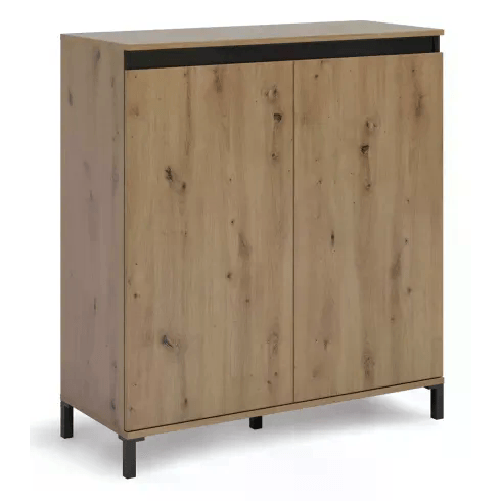 BricoShop24 Credenza Soggiorno 2 Ante 100x110 cm Finitura in Rovere